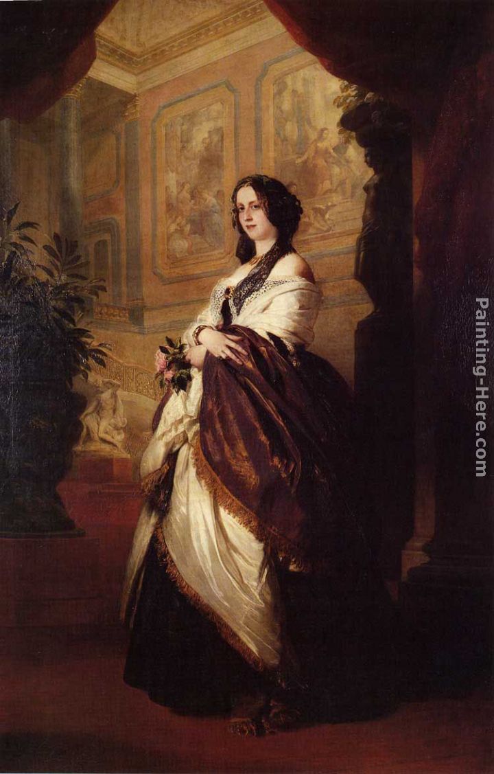 Harriet Howard, Duchess of Sutherland painting - Franz Xavier Winterhalter Harriet Howard, Duchess of Sutherland art painting